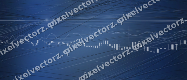 Nahtloser Neon Diagramm Hintergrund in Blau