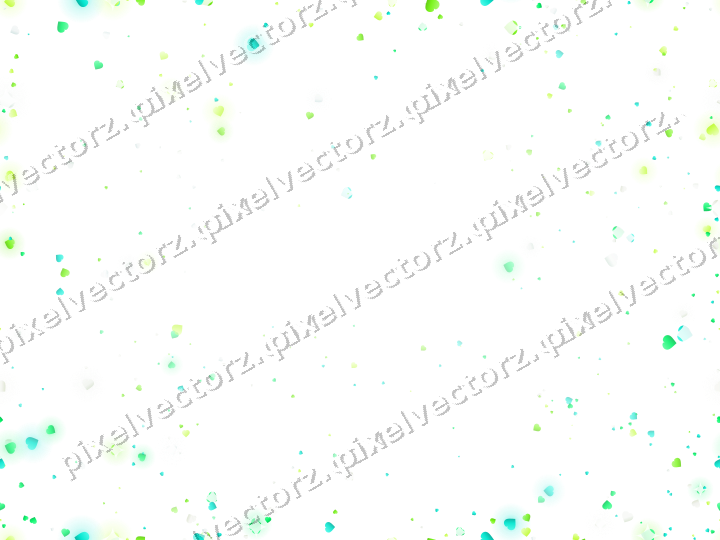 Nahtlose Glitzervignette aus Herzen in Grün auf transparentem Grund