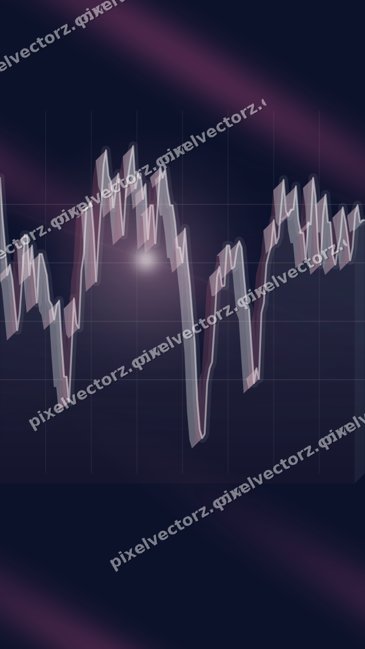 Nahtloser Neon Diagramm Hintergrund in Rosa und Blau