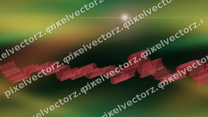 Nahtloser Neon Diagramm Hintergrund in Rot und Orange