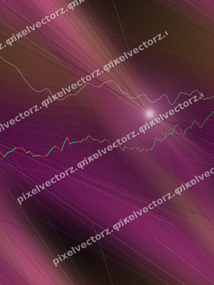 Nahtloser Neon Diagramm Hintergrund in Magenta und Bernstein