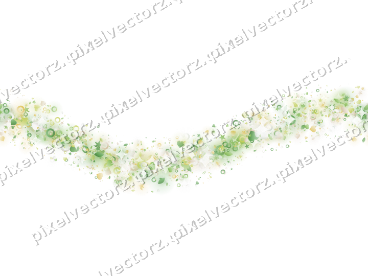 Nahtlose Glitzerwelle aus Sternen und Herzen auf transparentem Grund