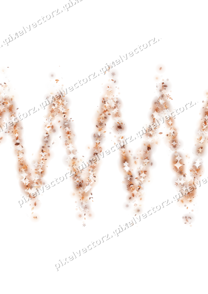 Nahtlose Glitzerwelle auf transparentem Grund