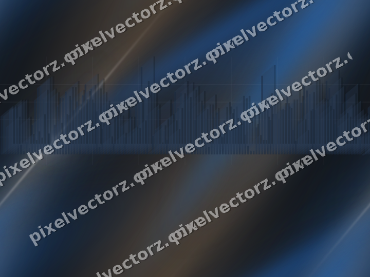 Nahtloser Neon Diagramm Hintergrund in Blau und Orange