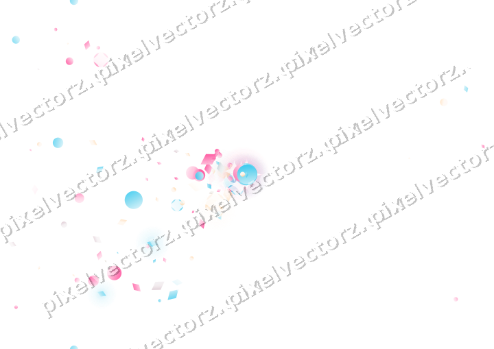 Nahtloser Glitzerfächer aus Punkten und Rauten auf transparentem Grund