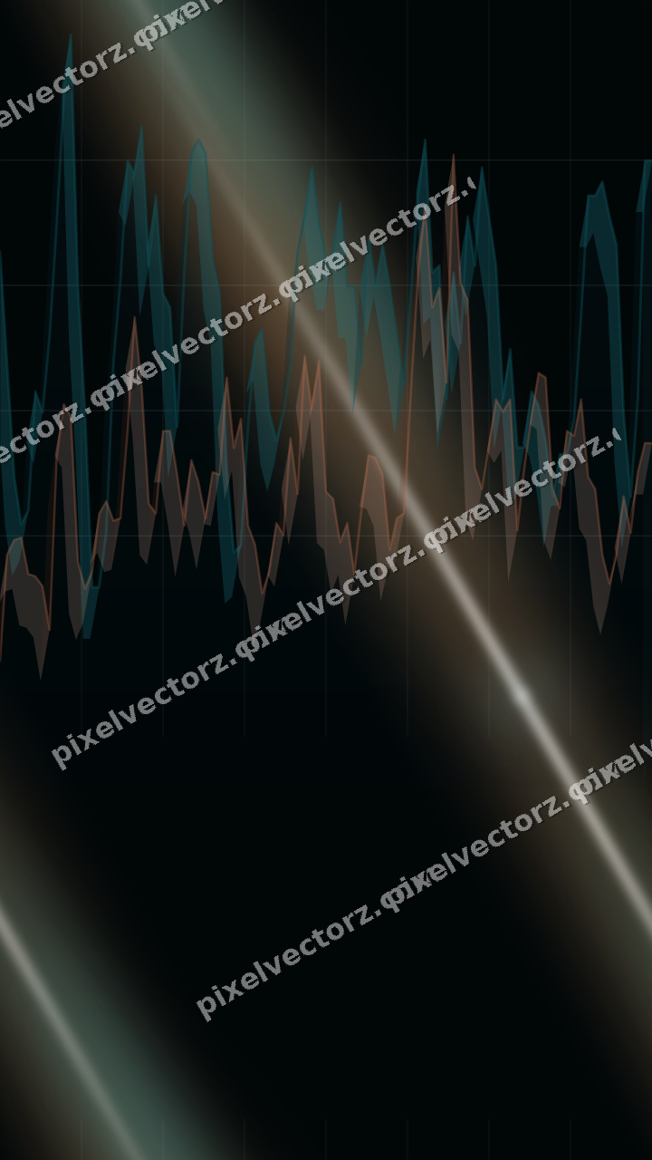 Nahtloser Neon Diagramm Hintergrund in Petrol und Orange