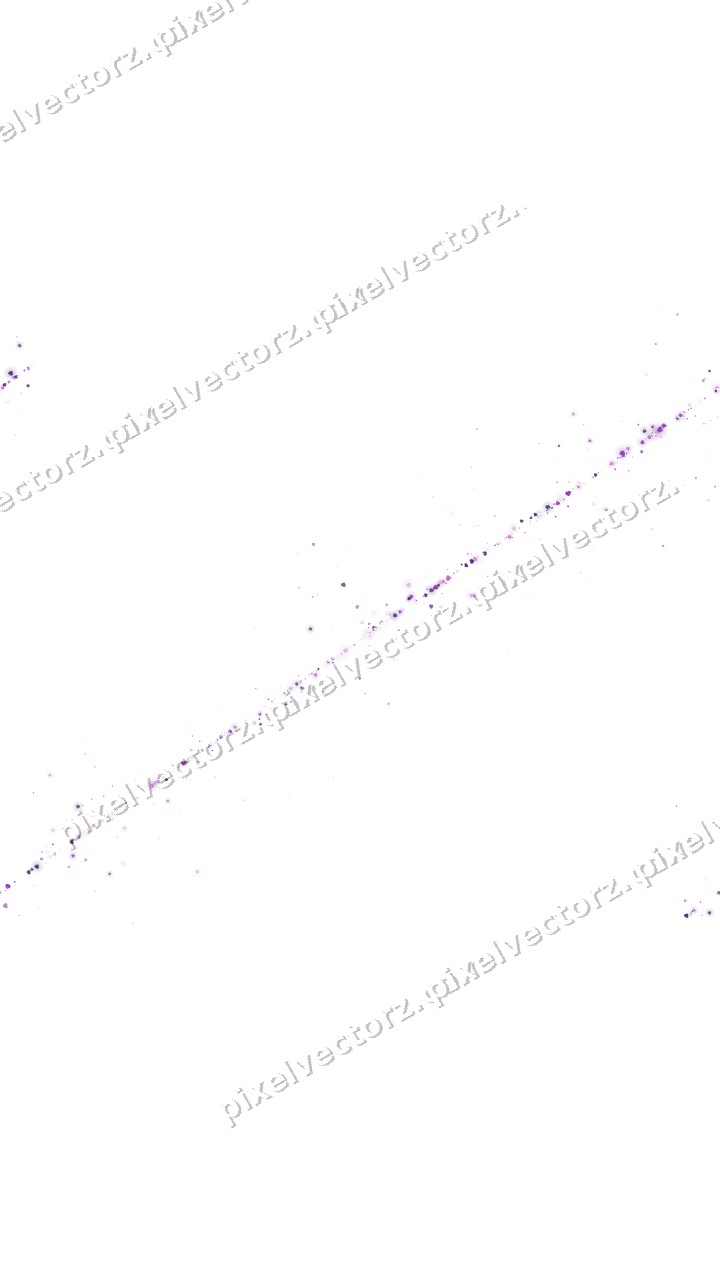 Nahtloses Glitzerband aus Herzen in Violett auf transparentem Grund