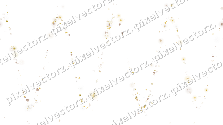 Nahtlose Glitzerwelle aus Sternen und Herzen auf transparentem Grund