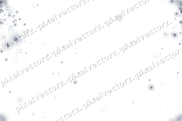 Nahtloser Glitzerfächer aus Schneeflocken auf transparentem Grund