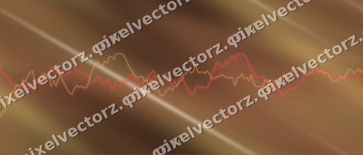 Nahtloser Neon Diagramm Hintergrund in Rot und Orange