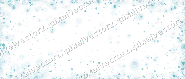 Nahtlose Glitzervignette in Türkis auf transparentem Grund