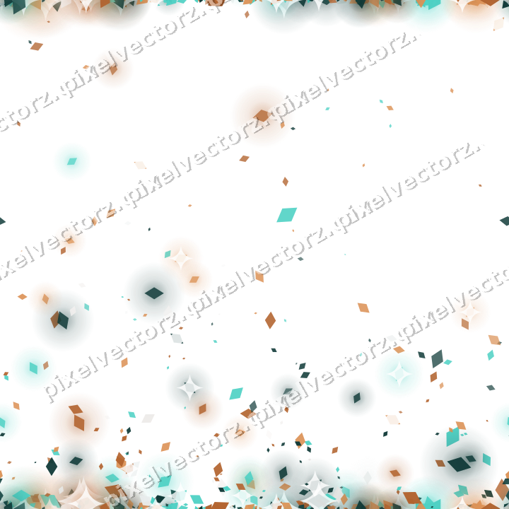 Nahtloser Glitzeraufstieg aus Rauten in Orange auf transparentem Grund