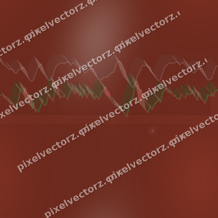 Nahtloser Neon Diagramm Hintergrund in Rot und Orange