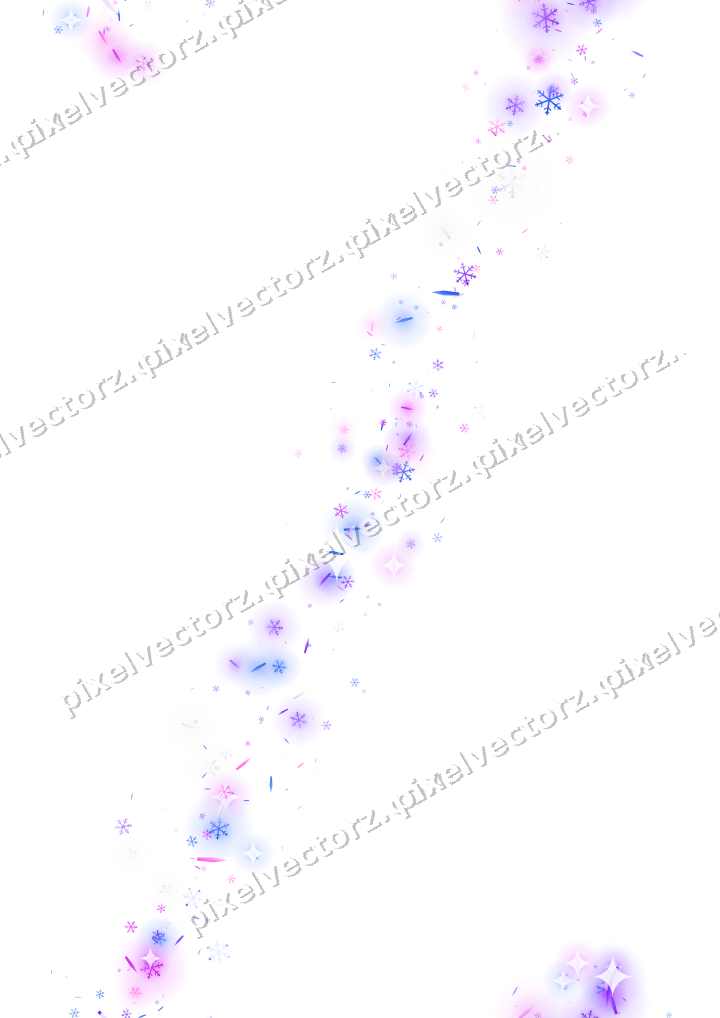 Nahtloses Glitzerband in Violett und Blau auf transparentem Grund