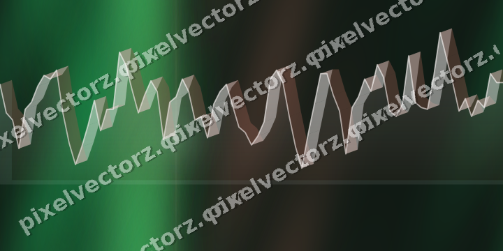 Nahtloser Neon Diagramm Hintergrund in Grün und Rot