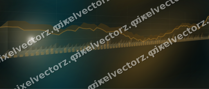 Nahtloser Neon Diagramm Hintergrund in Bernstein und Petrol