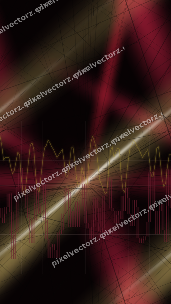 Nahtloser Neon Diagramm Hintergrund in Rosa und Rot