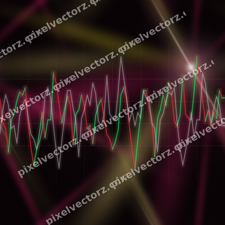 Nahtloser Neon Diagramm Hintergrund in Rosa und Gelb