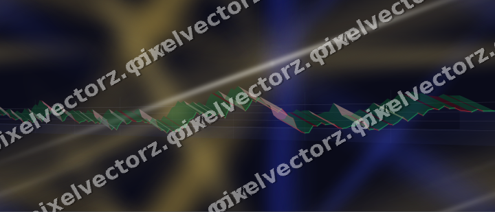 Nahtloser Neon Diagramm Hintergrund in Blau und Bernstein
