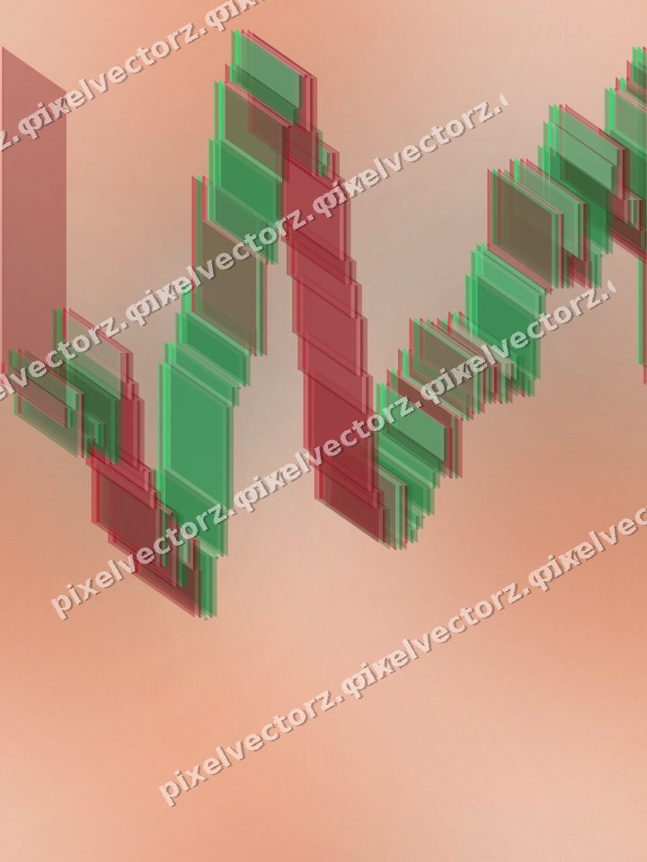 Nahtloser Pastell Diagramm Hintergrund in Orange und Petrol
