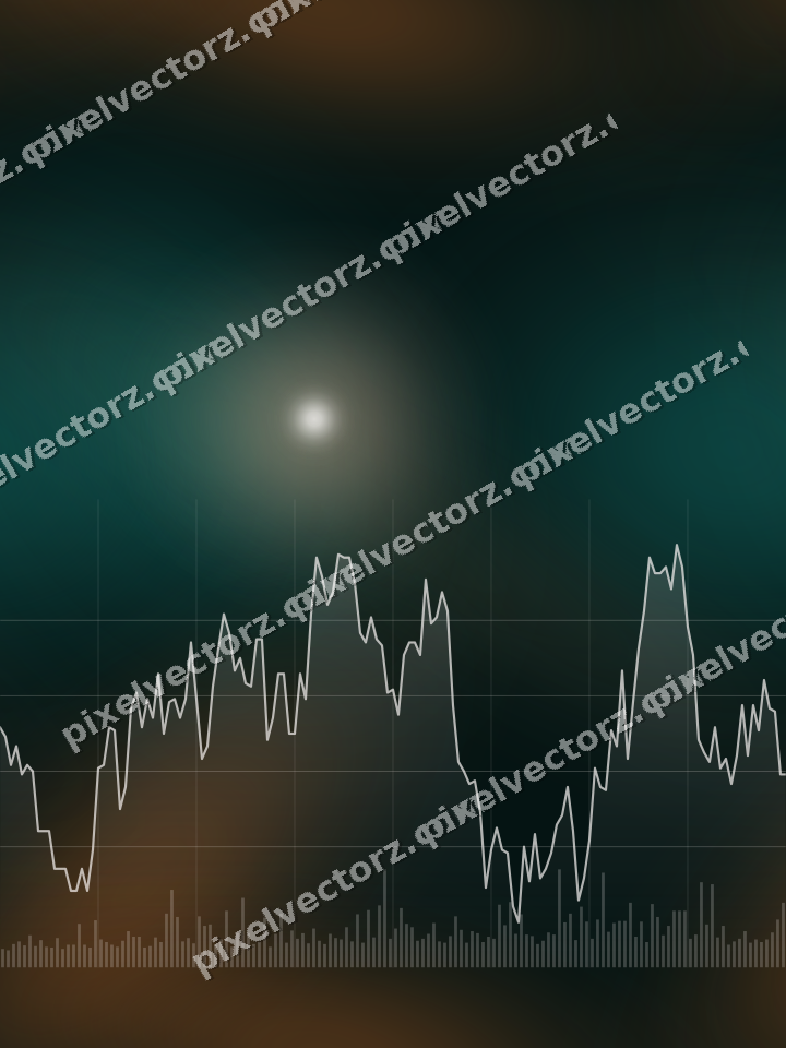 Nahtloser Neon Diagramm Hintergrund in Orange und Petrol