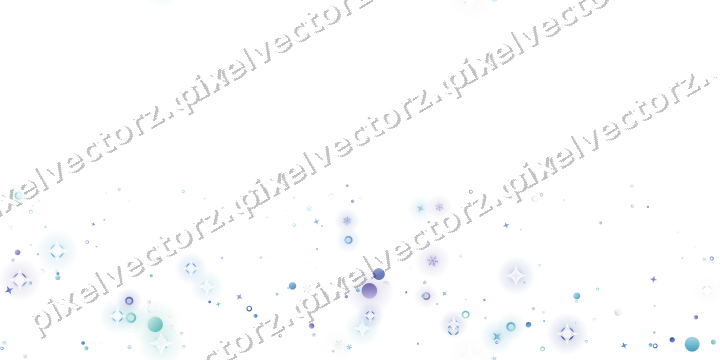 Nahtloser Glitzeraufstieg in Blau und Türkis auf transparentem Grund