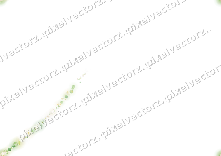 Nahtloser Sternenschweif in Limette und Gelb auf transparentem Grund