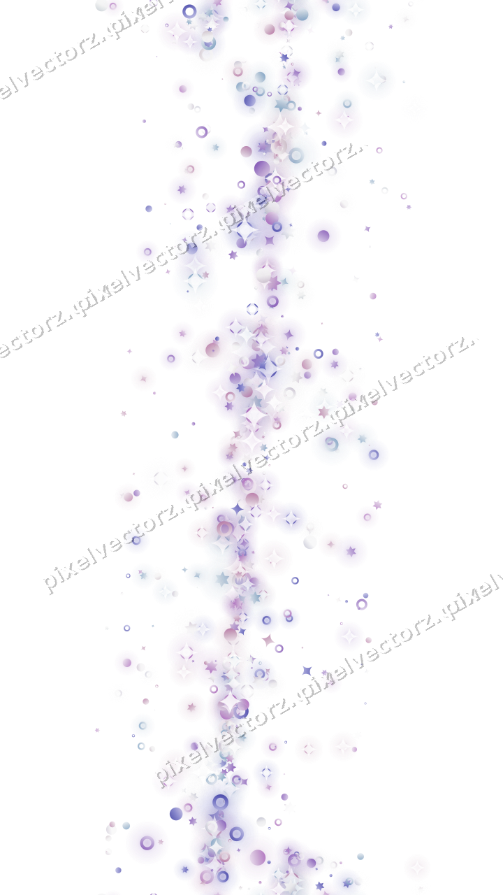 Nahtloses Glitzerband aus Sternen und Funken auf transparentem Grund