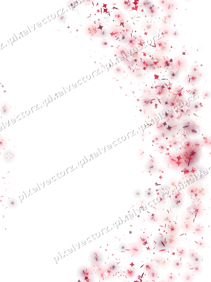 Nahtloser Glitzerbogen in Rosa und Rot auf transparentem Grund