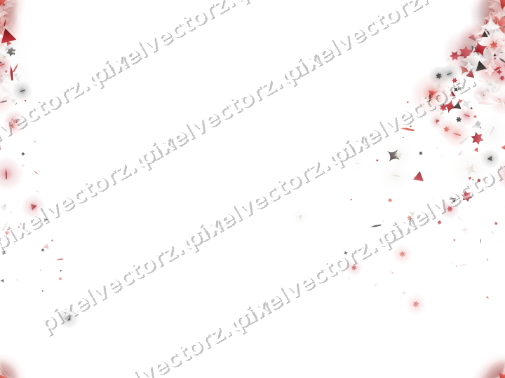 Nahtloser Glitzerfächer aus Sternen und Funken auf transparentem Grund