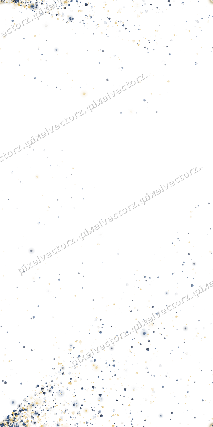 Nahtloser Glitzerfächer aus Herzen auf transparentem Grund