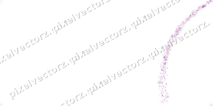 Nahtloser Sternenschweif in Magenta auf transparentem Grund