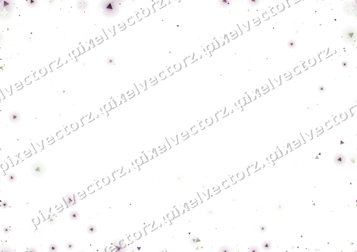 Nahtlose Glitzervignette aus Dreiecken auf transparentem Grund