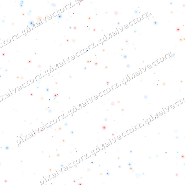 Nahtlose Glitzerstreuung aus Tropfen in Blau auf transparentem Grund