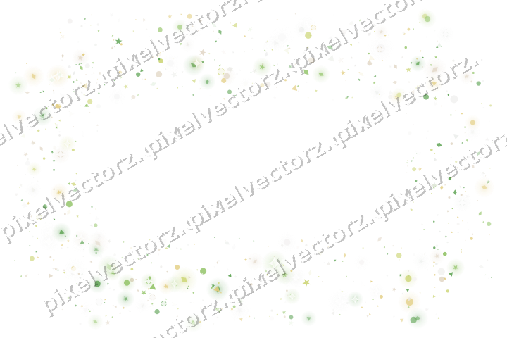 Nahtloser Glitzerrahmen in Limette und Gelb auf transparentem Grund