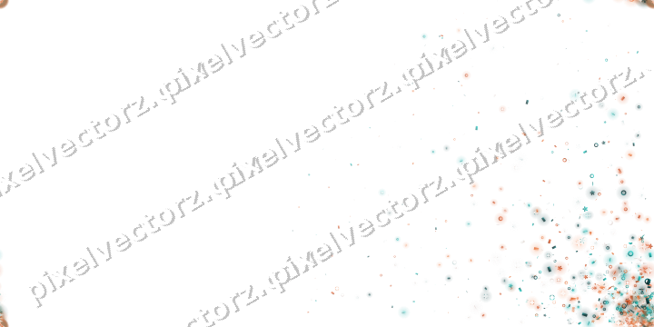 Nahtloser Glitzerfächer aus Blüten und Ringen auf transparentem Grund