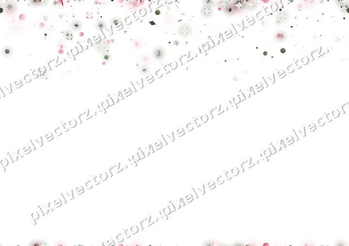 Nahtloser Glitzerregen in Rosa auf transparentem Grund