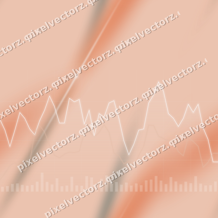 Nahtloser Pastell Diagramm Hintergrund in Orange und Petrol