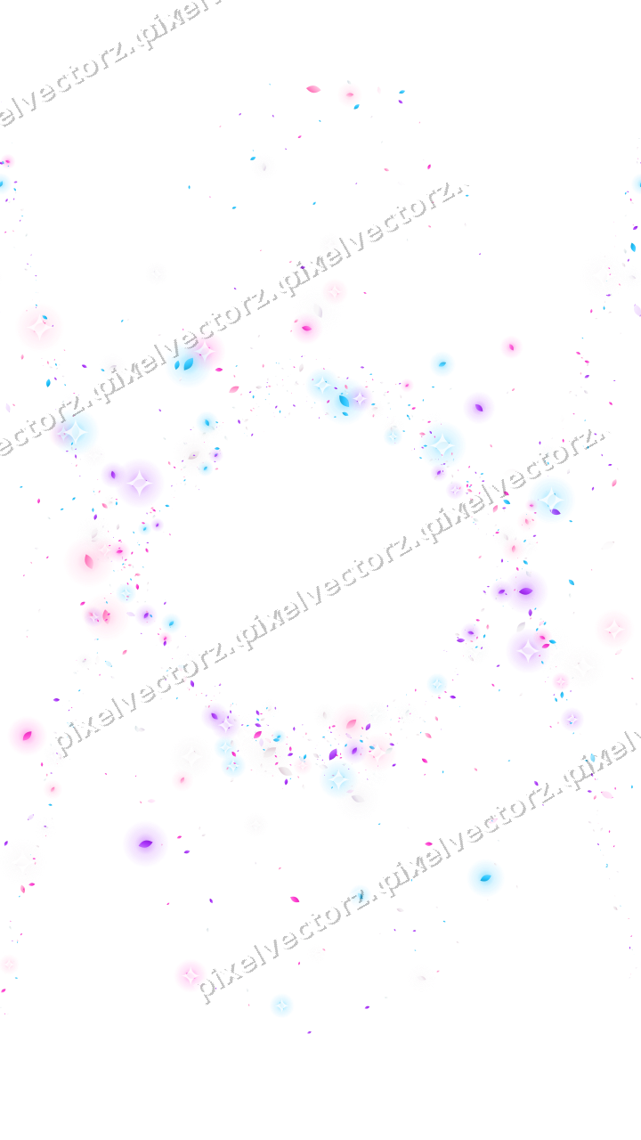 Nahtlose Glitzergirlande aus Tropfen auf transparentem Grund
