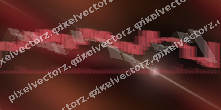 Nahtloser Neon Diagramm Hintergrund in Rot und Bernstein