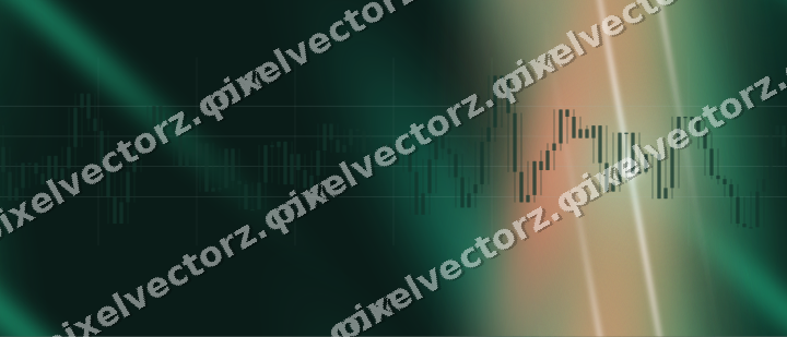 Nahtloser Neon Diagramm Hintergrund in Grün und Orange