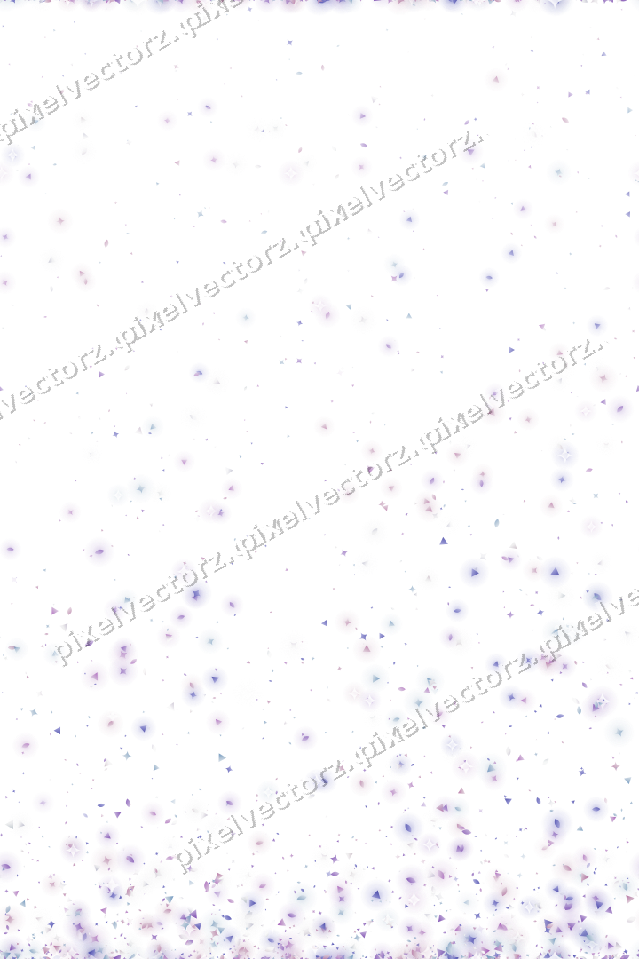 Nahtloser Glitzeraufstieg in Violett und Blau auf transparentem Grund