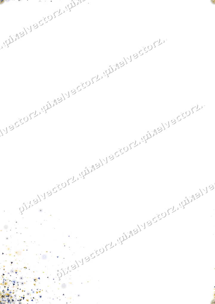 Nahtloser Glitzerfächer aus Dreiecken auf transparentem Grund