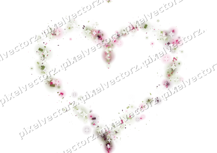 Nahtloses Glitzerherz in Limette und Rosa auf transparentem Grund