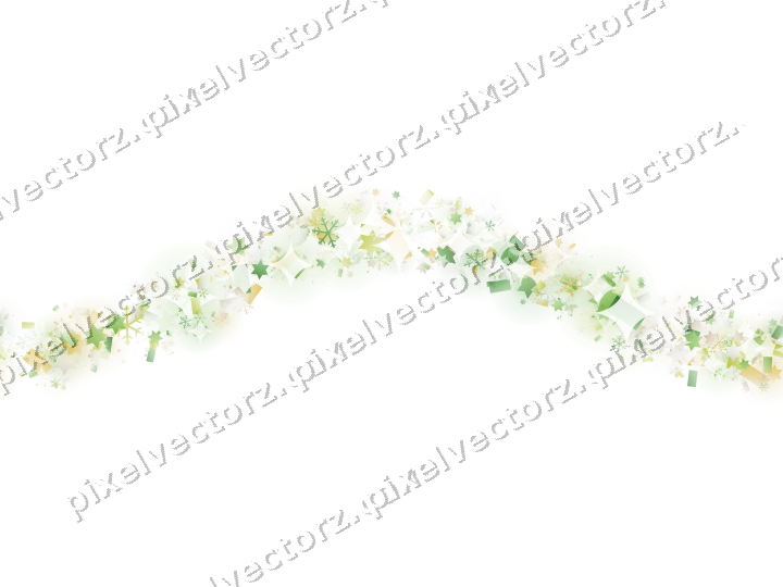 Nahtlose Glitzerwelle in Limette und Gelb auf transparentem Grund
