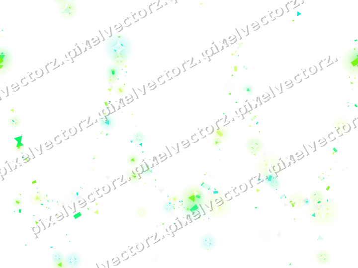 Nahtlose Glitzergirlande in Grün und Limette auf transparentem Grund