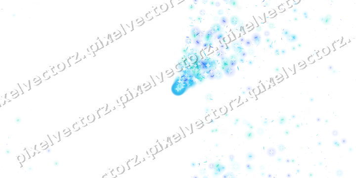 Nahtloser Glitzerfächer aus Splittern auf transparentem Grund