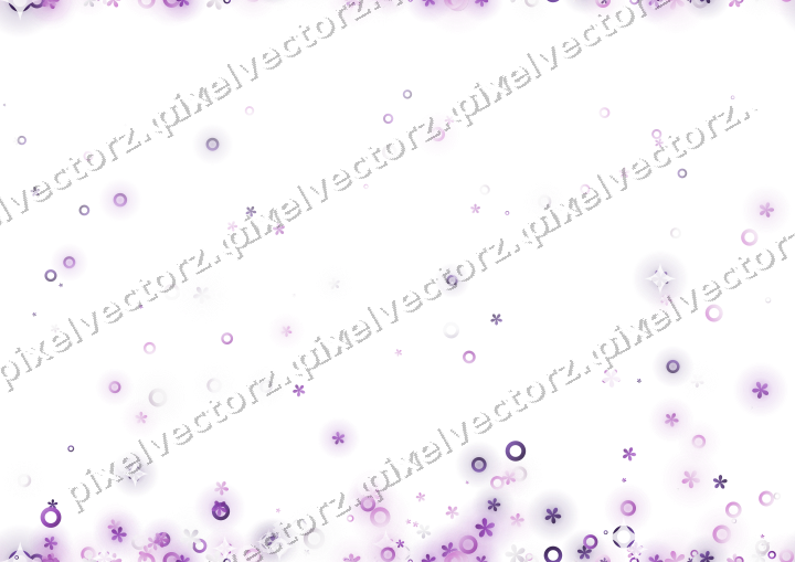 Nahtloser Glitzeraufstieg in Violett auf transparentem Grund