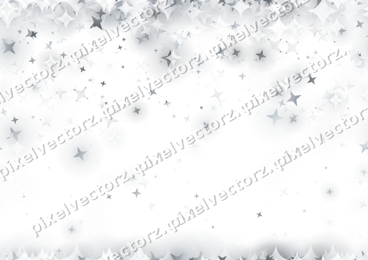 Nahtloser Glitzerregen aus Sternen auf transparentem Grund