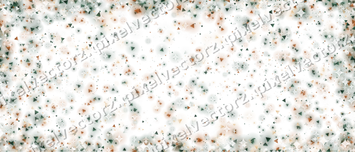 Nahtlose Glitzervignette aus Dreiecken auf transparentem Grund